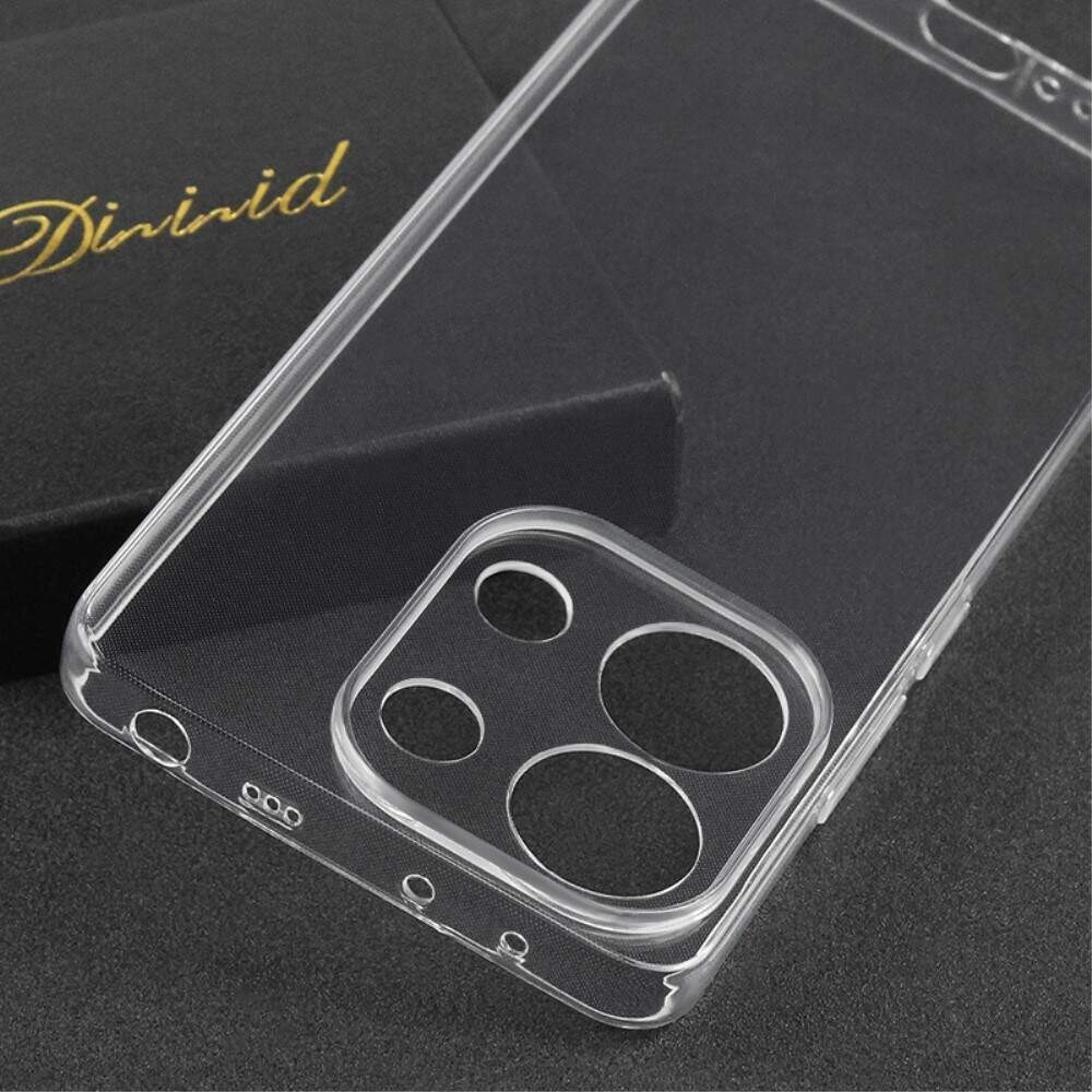 Husa Telefon, Flippy, Compatibila Xiaomi Redmi Note 13 Pro 4G, Carcasa TPU, Protectie Camere, 1.5 mm, Transparent