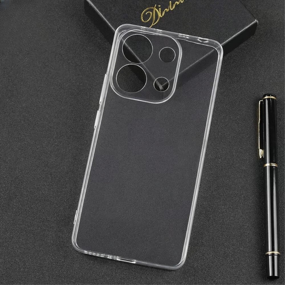 Husa Telefon, Flippy, Compatibila Xiaomi Redmi Note 13 Pro 4G, Carcasa TPU, Protectie Camere, 1.5 mm, Transparent