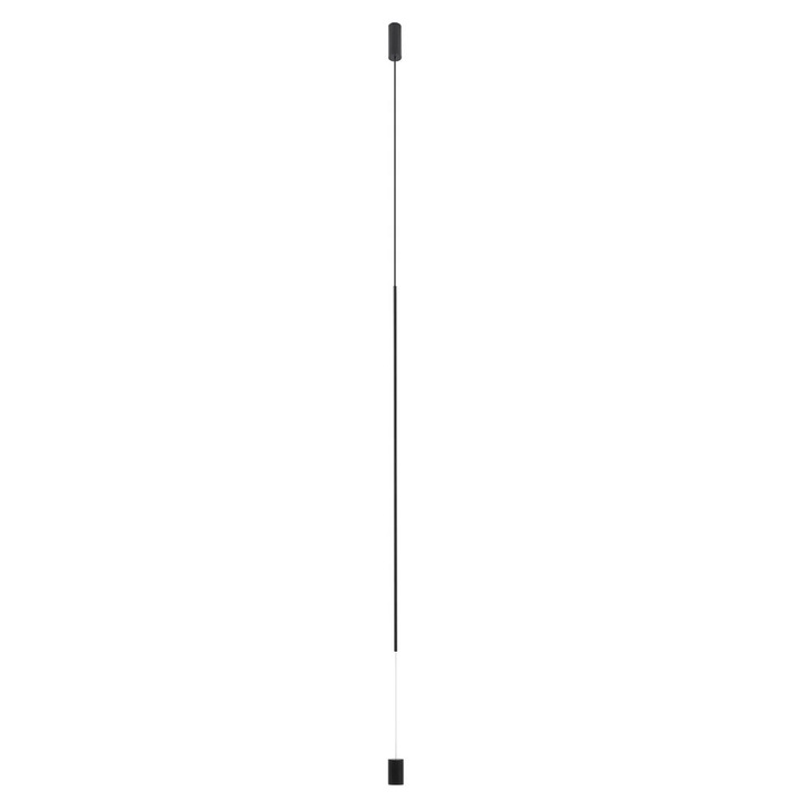 Lustă suspendată Nowodvorski, VERTIC LED, aluminiu/plastic, negru, diametru 5, 5cm, înălțime ajustabilă 220-300cm