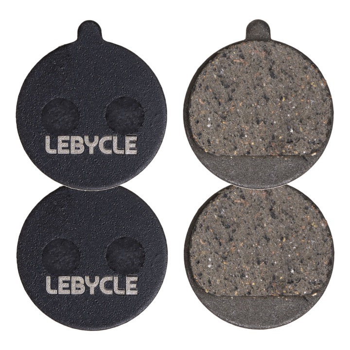 Set 4 Klocki hamulcowe metalice pentru hulajnogi, dimensiuni 30,6mm x 35mm, grosime 2mm, compatibile cu diverse modele