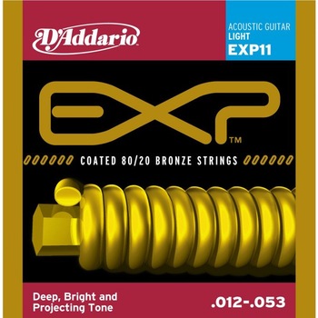 Set Corzi Chitara Acustica D'addario EXP11 Set Corzi Chitara Acustica D'addario EXP11