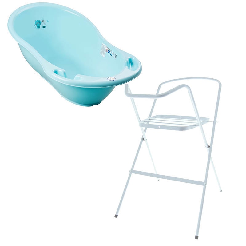 Set cadita 86 cm Catel Verde + Suport metalic cadita