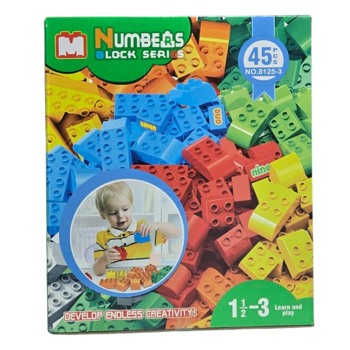 Set cuburi de construit Piccolino, 45 piese, pentru 3 ani