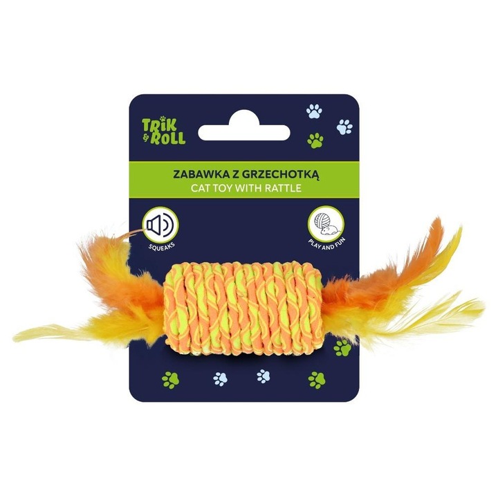 Trik&Roll csörgőjáték magokkal, többszínű