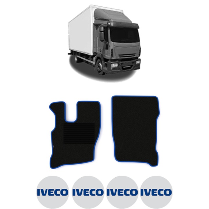 Set covorase Camion Tir IVECO EUROCARGO I-III din 1991-2015, Auto, 4x Stickere auto cu IVECO