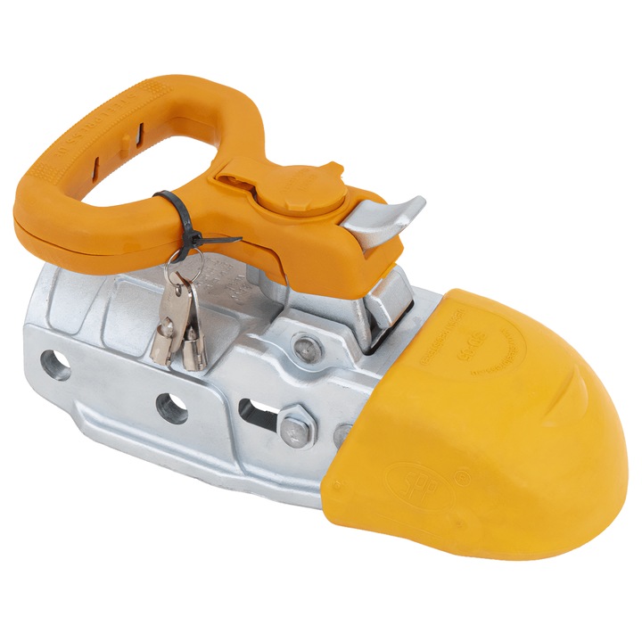 Carlig De Remorcare, Steelpress, Bc-3500E-00-02+Sd, Material Fonta, Presiune Verticala Admisa 350 Kg, Protectie Sd Din Elastomer, Racire De Blocare, 60, 5 mm