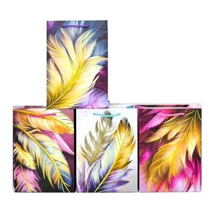 Подаръчна торбичка L MIX, Опаковка за подаръци, 31x40x12cm, W&K