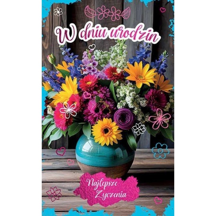 Felicitare Armin Style multicolor 13x21cm set
