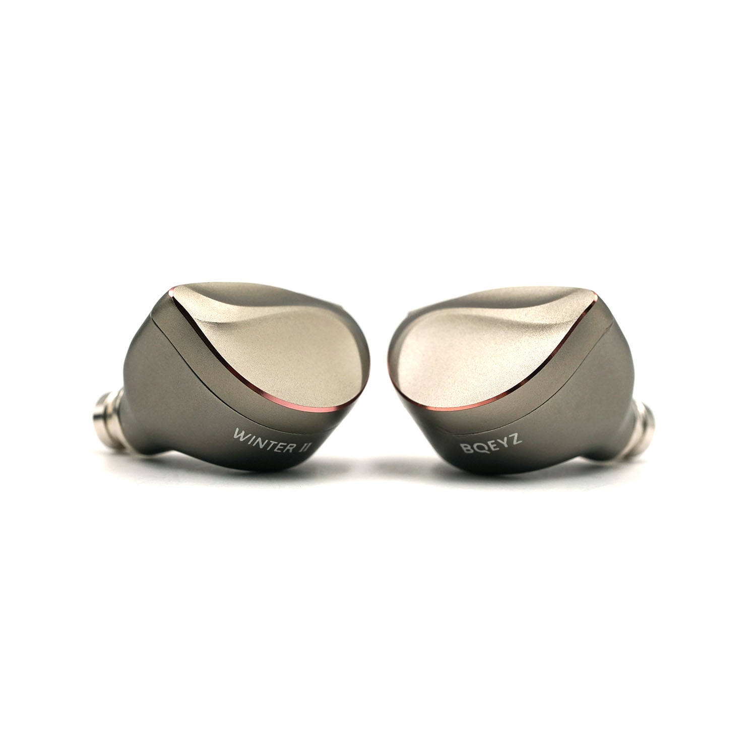 Casti cu fir BQEYZ Winter2 HiFi 3.5&4.4&typec IEM neted pe trei benzi, conductie osoasa, tehnologie hibrida monitorizare, sunet echilibrat si bland, pentru jocuri cu fir, gri