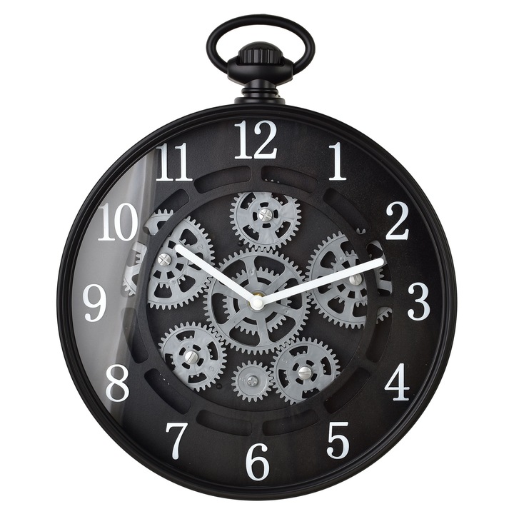 Fali óra, vegyes anyag, Mondex, Ramsey, 30x37x5, 5 cm, többszínű, 1 darab