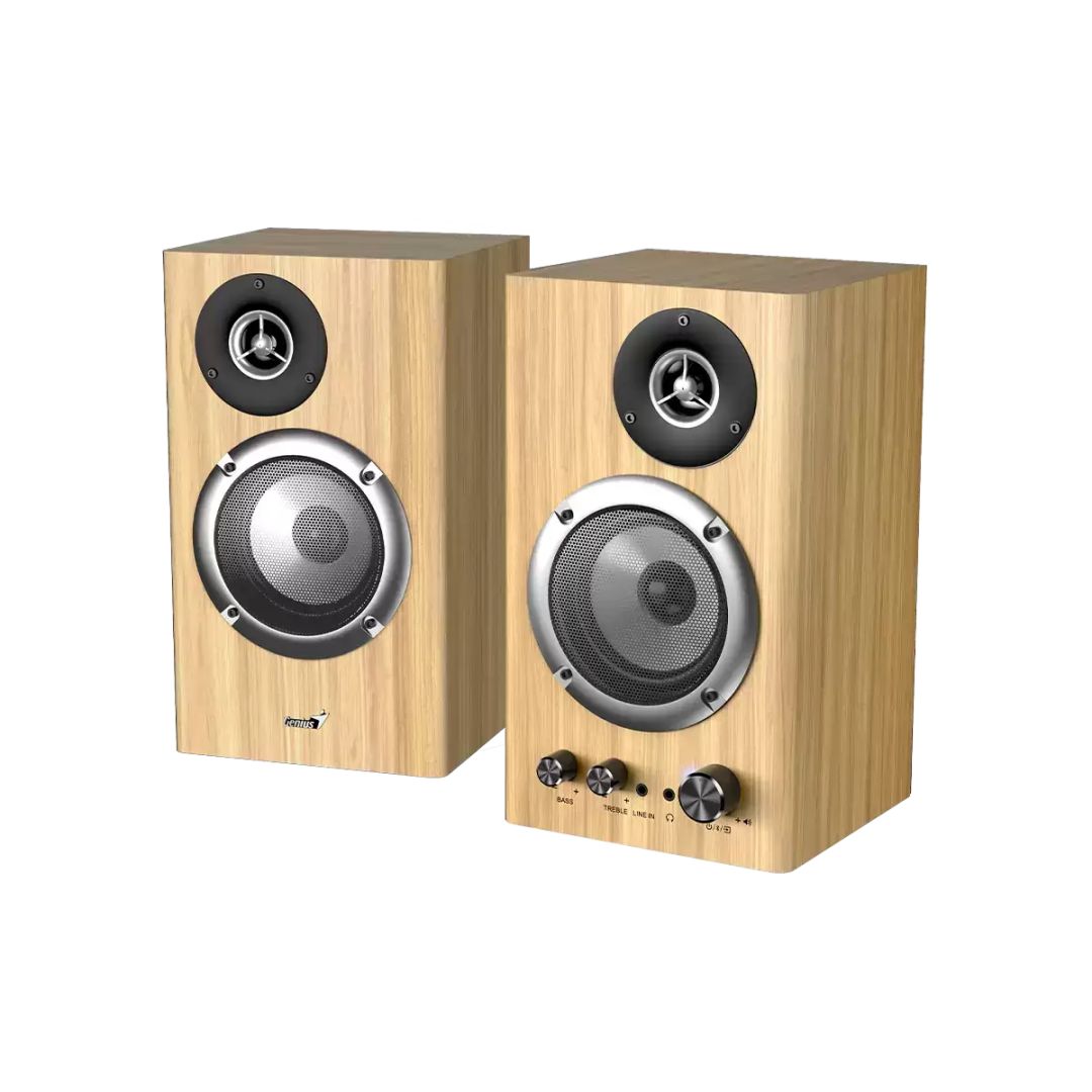 Boxe PC Genius SP-HF1812BT, 50W, Bluetooth, lemn de pin - eMAG.ro