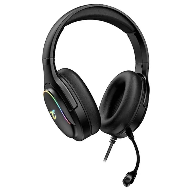 Casti cu fir Subsonic, model Multi Spectra, microfon, RGB, negru, 2.0, 3.5mm, 1.5m
