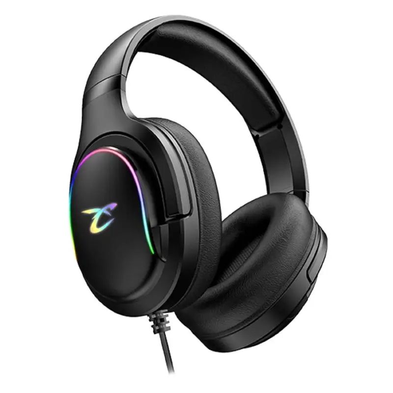 Casti cu fir Subsonic, model Multi Spectra, microfon, RGB, negru, 2.0, 3.5mm, 1.5m