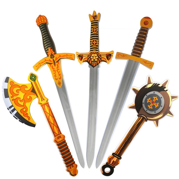 Set arme spuma copii 5 piese colorat 43x43cm