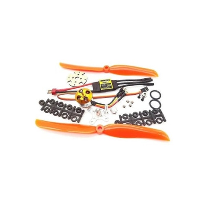 Motor fara perii Xxd A2212 2212 1400kv cu ESC 30A si elice 8060