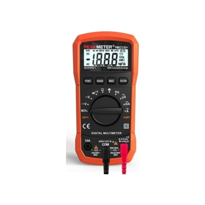 Multimetru digital, Auto Range, masurare AC/DC, tester multifunctional, Slowmoose