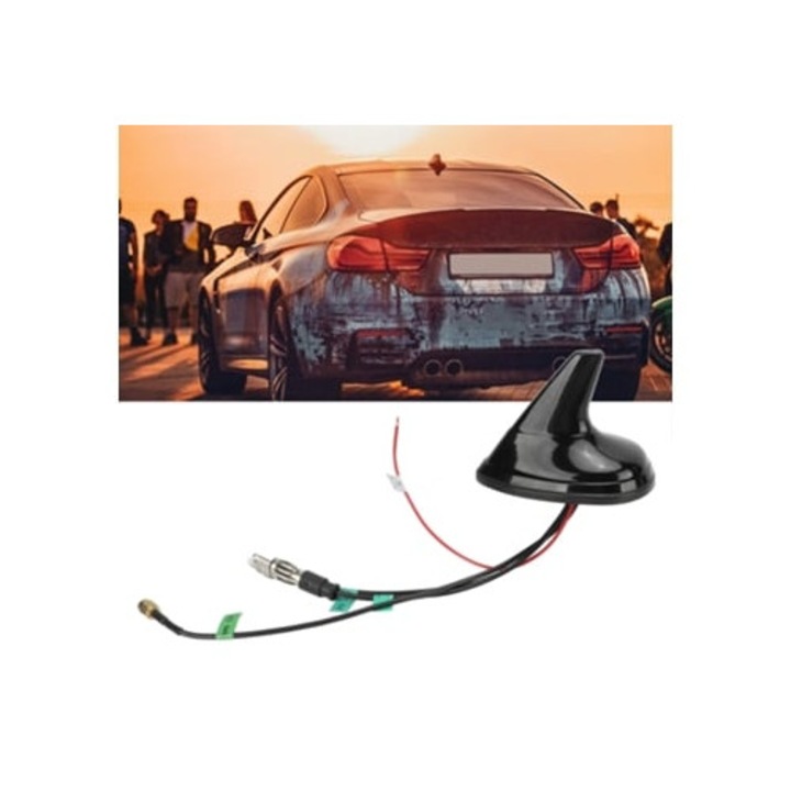 Antena radio universala DC12V pentru masina, barca, camion, FM AM GSM GPS DAB