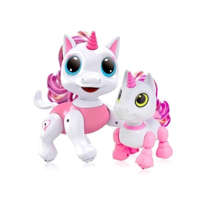 Играчки роботи, Еднорог, с управление чрез жестове, бавно ходене и танцуване, комплект за деца