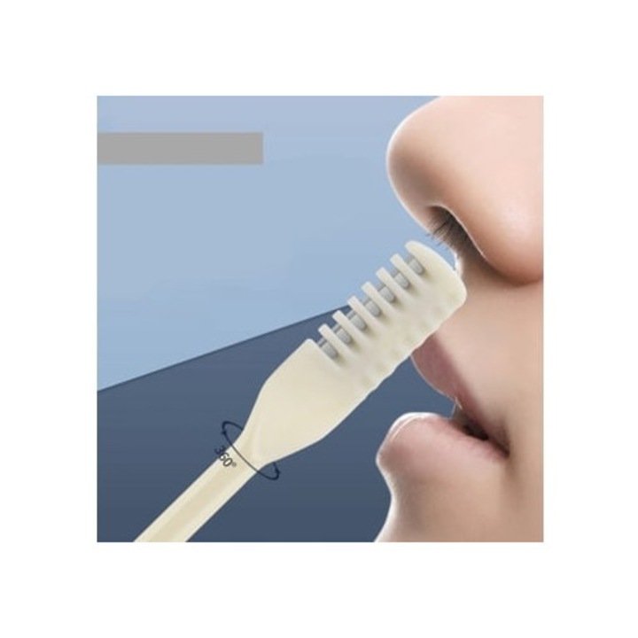 Aparat de tuns pentru nas Slowmoose cu cap rotativ dual 360 grade