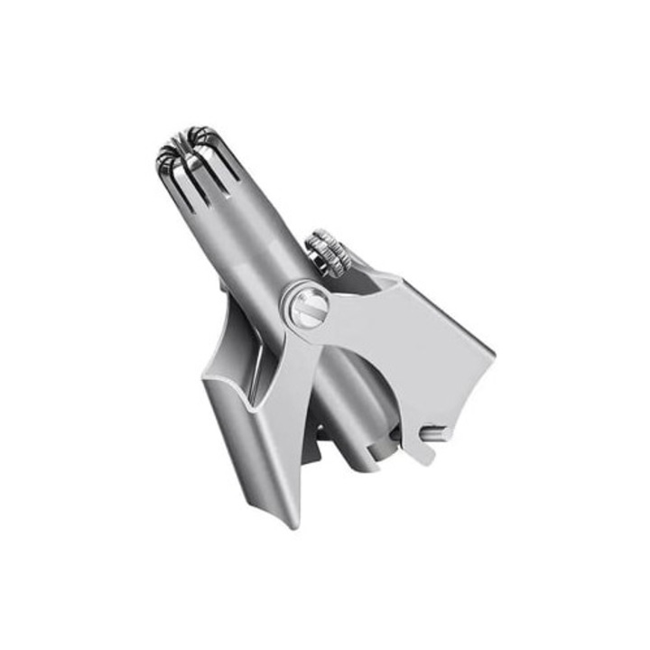 Aparat de tuns pentru nas barbati, manual, waterproof, 12 lame duble