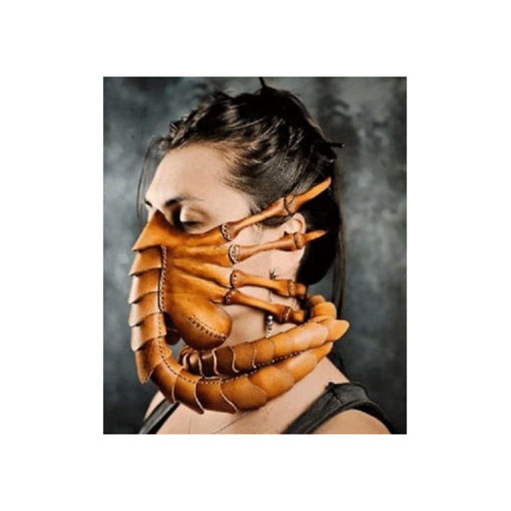 Masca Alien Facehugger, masca de Halloween, latex, accesorii cosplay, pentru adulti