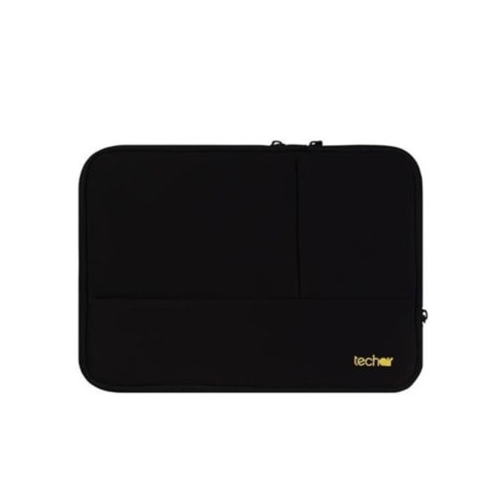 11,6 hüvelykes laptop tok, neoprén textil, többzsebes, sokszínű