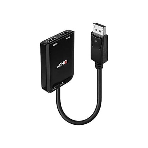 Hub Displayport la 2 porturi HDMI, 2 x 4k 30Hz, negru - eMAG.ro