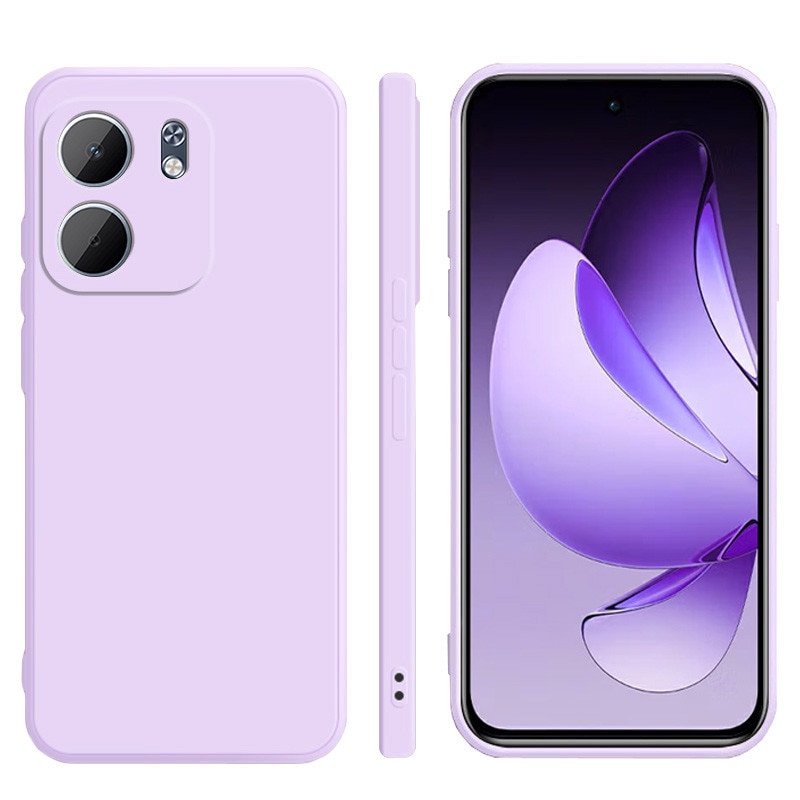 Husa telefon OPPO Reno13 F, TPU subtire, protectie camera, violet deschis