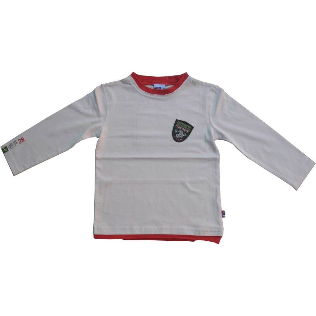 Bluza maneca lunga, Primii Pasi, Gri, Crem, 122-128 CM