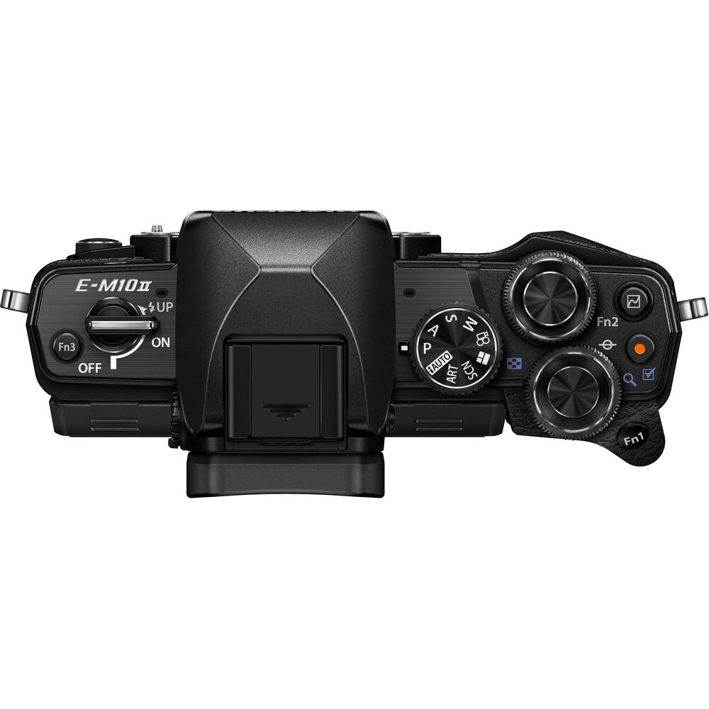 Aparat Foto Mirrorless Olympus OM-D E-M10 Mark II negru + obiectiv