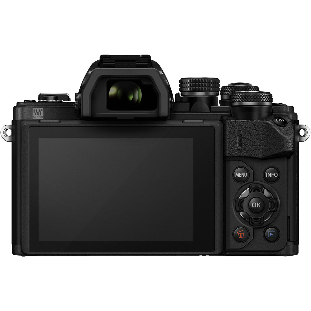 Aparat Foto Mirrorless Olympus OM-D E-M10 Mark II negru + obiectiv