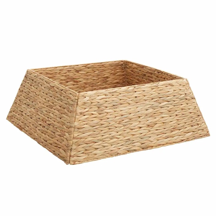 vidaXL Karácsonyfakollekció Barna 70 x 70 x 28 cm Vízi jácint 42020174