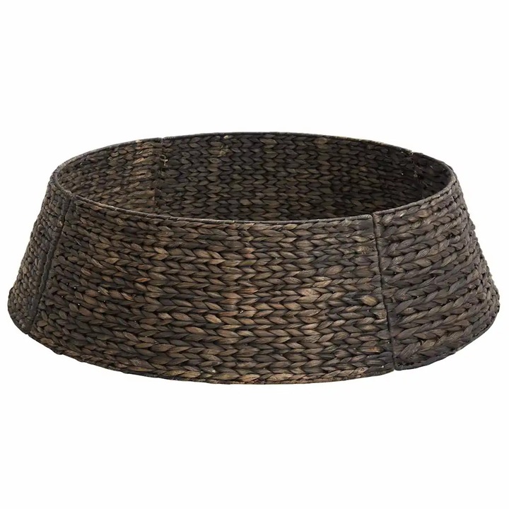 vidaXL Karácsonyfakollekció Fekete 105 x 105 x 28 cm Vízi jácint 42020163