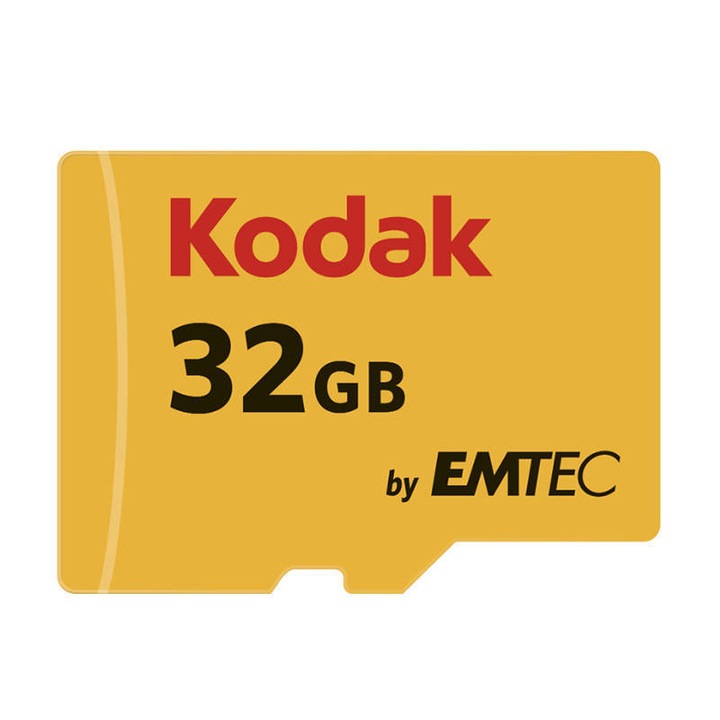 Card Kodak microSDHC 32GB Clasa 10 UHS-I U1 20MB cu adaptor SD