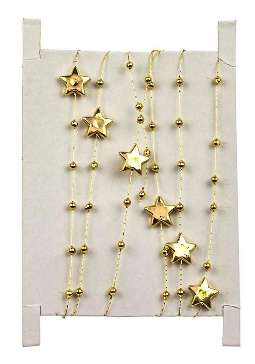 Lantisor cu stele, BREWIS, 130cm, auriu