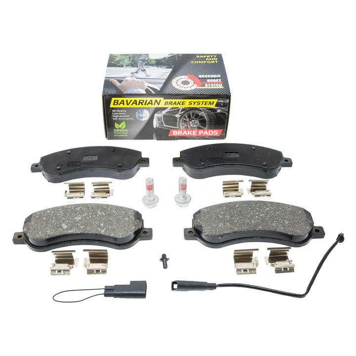 Master-Sport féktárcsa készlet, VW Amarokhoz, 165x66,8mm, csillapító támasztékkal