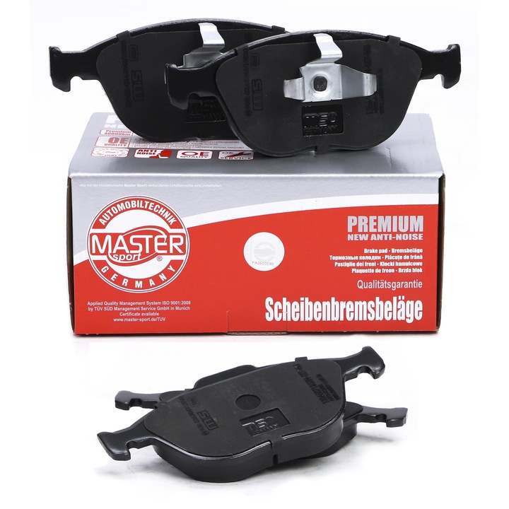 FÉKBETÉT KÉSZLET Master-Sport FORD FIESTA V, FOCUS I, TOURNEO, TRANSIT, 156x67,4mm, 17,6mm, 18,1mm