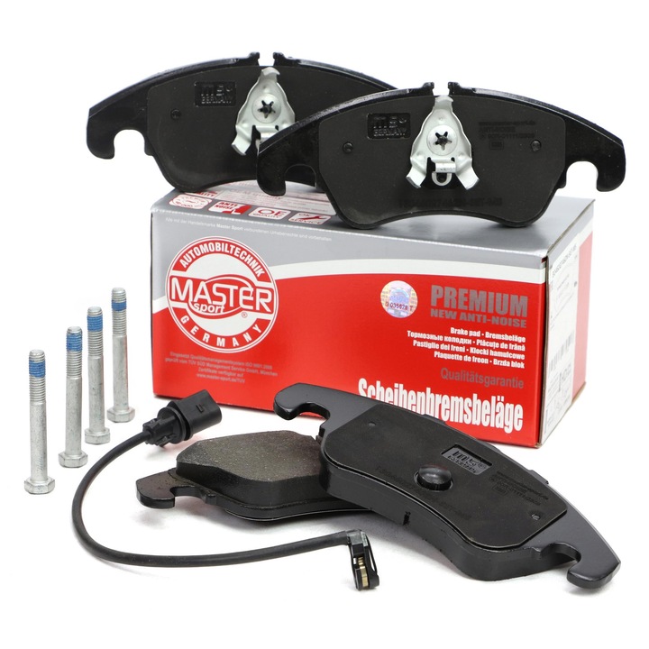 FÉKBETÉT KÉSZLET Master-Sport, AUDI A4 Allroad B8, A4 B8, A5 típusokhoz, 305x188x19.3mm, 4 darab
