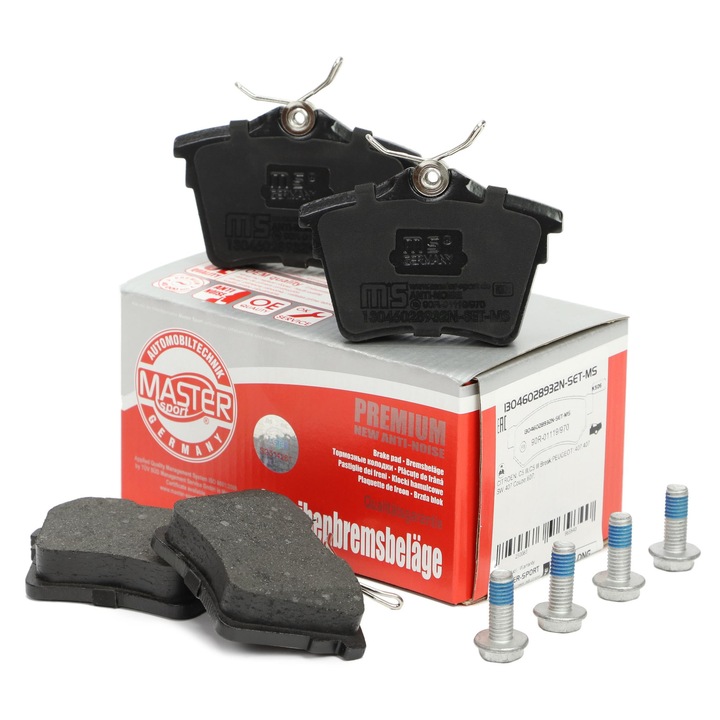 FÉKBETÉT KÉSZLET Master-Sport CITROEN C5 III (RD_), C5 III Break, PEUGEOT 407, 607, 86x56, többszínű