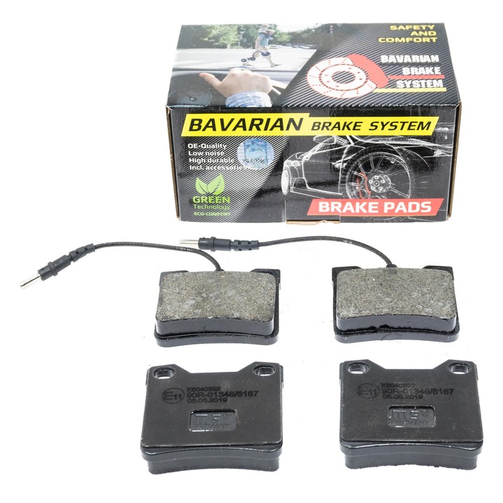 FÉKBETÉT készlet Master-Sport, PEUGEOT 406 (8B), 406 Break (8E/F), 406 coupe (8C), 121x64x57,8mm, 16,4mm