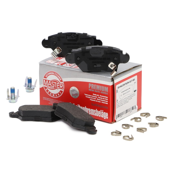 FÉKBETÉT KÉSZLET Master-Sport, OPEL ASTRA G-hez, 16,5mm, 105x42,7mm, akusztikus érzékelővel, többszínű