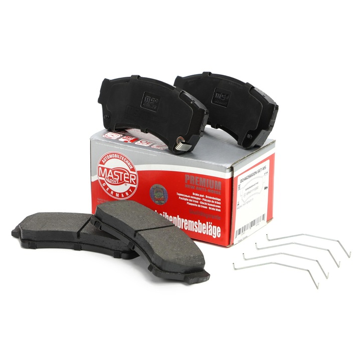 Fékbetét készlet MAZDA 6 ferdehátú / kombi / szedán, 137x58,7mm, kopásjelzővel, 17,4mm vastagság