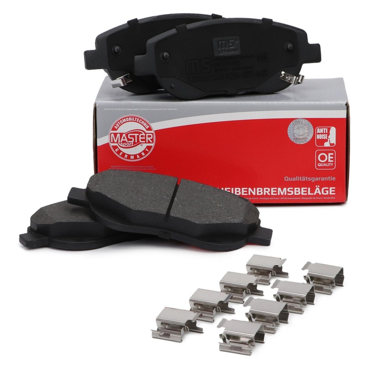 Master-Sport fékbetétkészlet Toyota Avensis (_T27_), Verso (_R2_), 151x61,4mm, lengéscsillapító tartóval