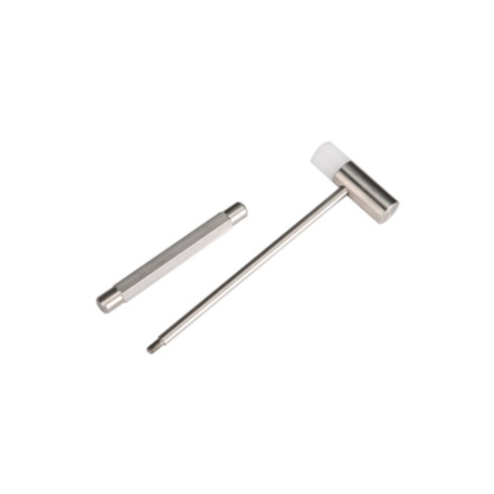 Set unelte pentru repararea ceasurilor, unealta portabila cu ciocan dublu si accesoriu pentru curea