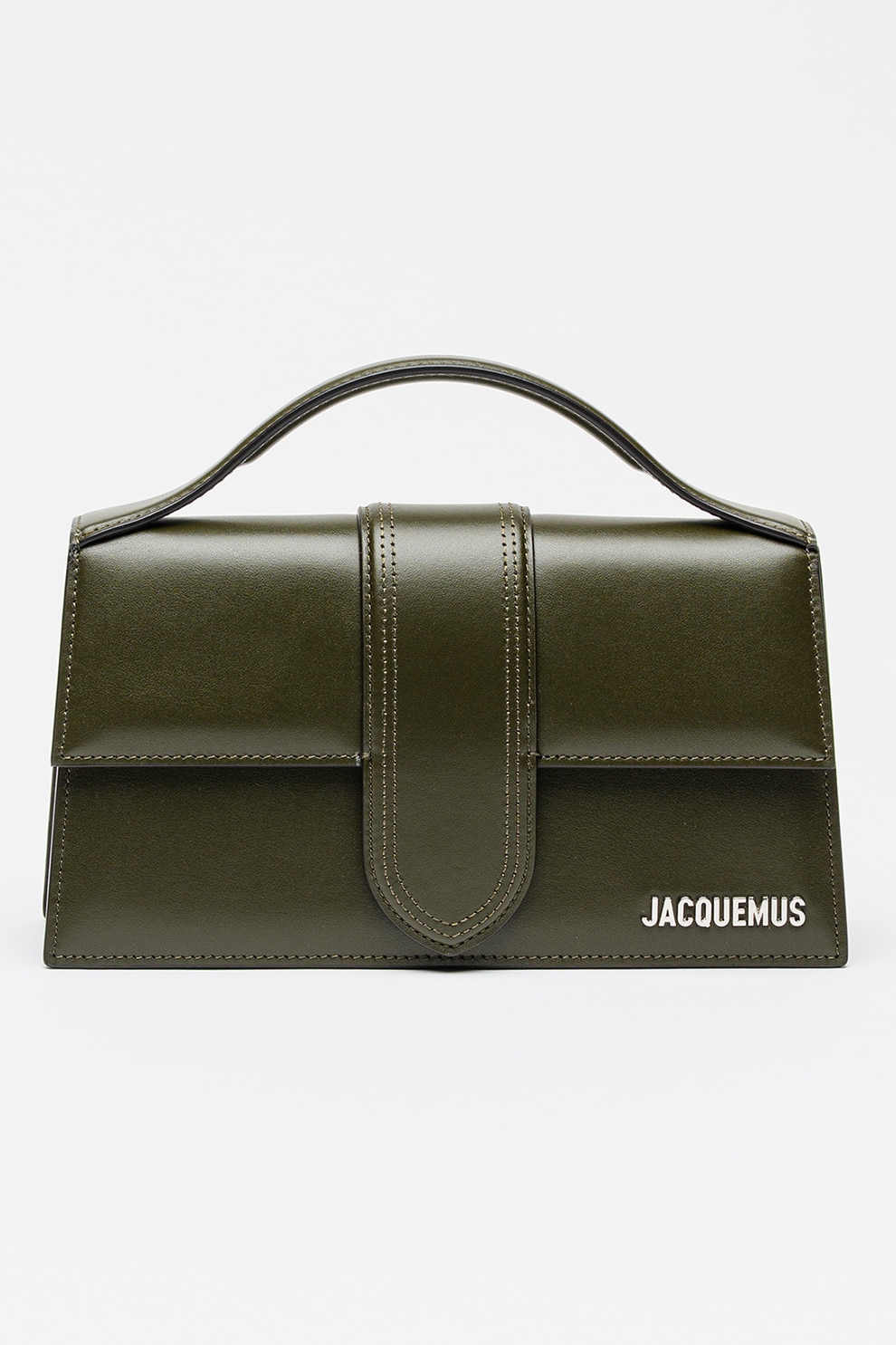 gjgj品 Jacquemus, Geanta crossbody din piele Le Grand Bambino, Verde