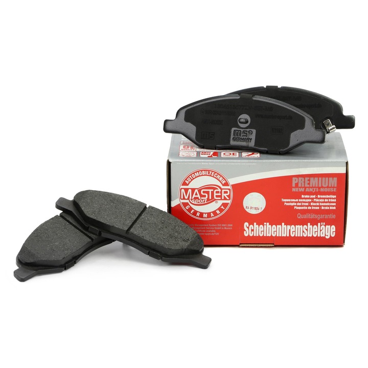 FÉKBETÉT KÉSZLET Master-Sport NISSAN MICRA II/III, NOTE, TIIDA modellekhez, kopásérzékelővel, 144,3x14,2x49,1mm