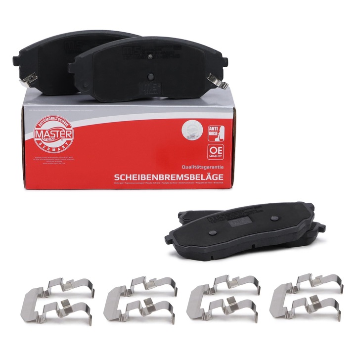 FÉKBETÉT KÉSZLET Master-Sport, KIA SORENTO I (JC) számára, 155x60,1mm, kopásjelzővel, 17,1mm vastagság