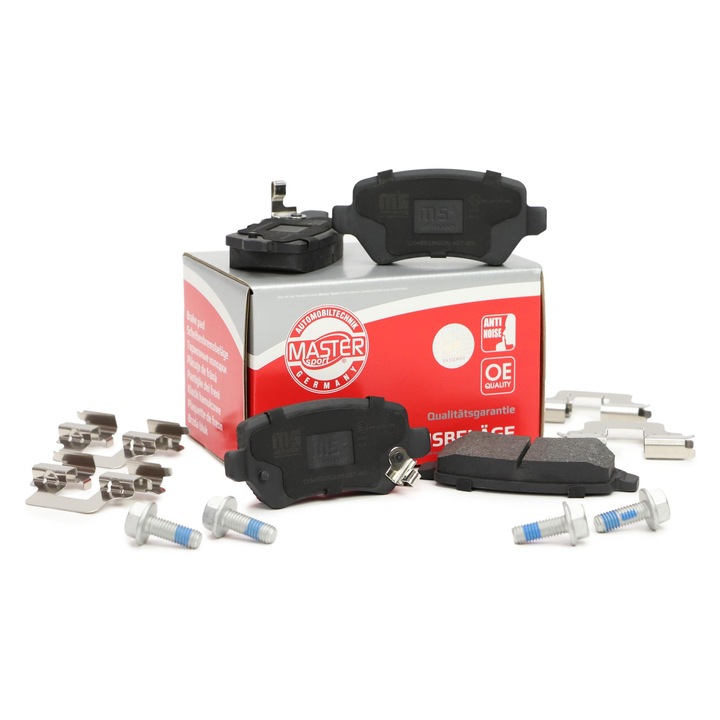 FÉKBETÉTEK Master-Sport, készlet, CHEVROLET ASTRA, OPEL, VAUXHALL, KIA számára, méretek 95x42,8mm, vastagság 15,4mm