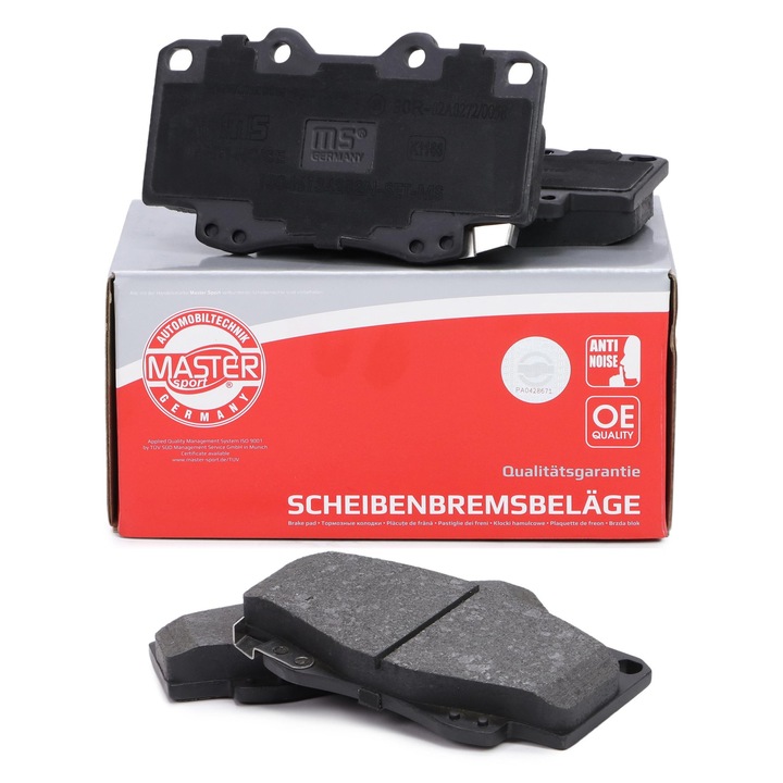 Master-Sport fékbetétkészlet Toyota Fortuner, Hilux VI/VII, 119,2x68x17mm, akusztikus kopásérzékelővel