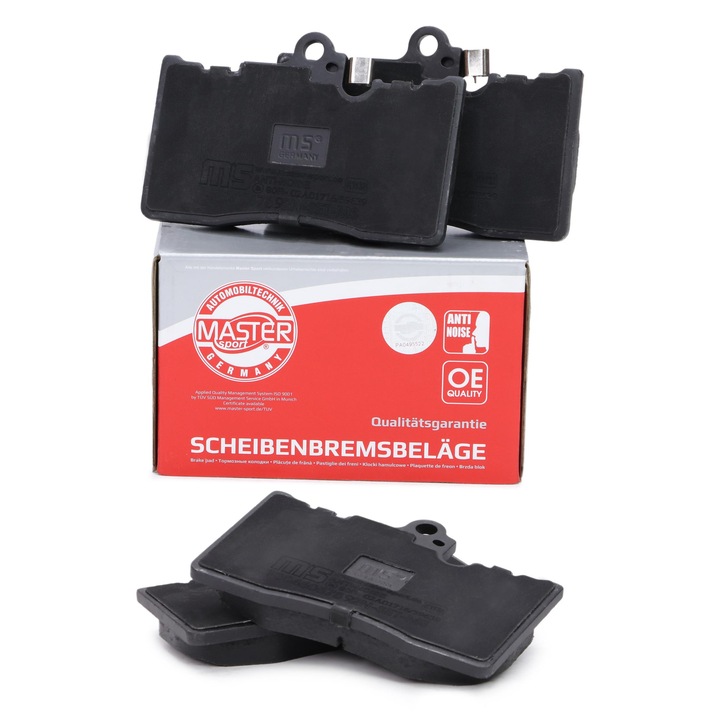 Master-Sport fékbetét készlet, Lexus GS, IS, RC, 119x77,7mm, kopásjelzővel, 17,2mm vastagság